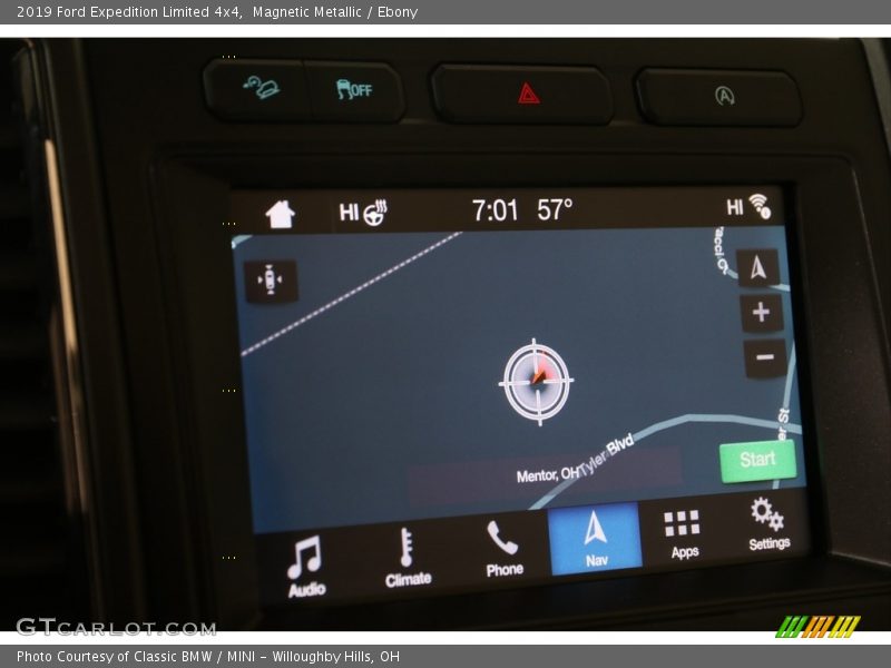 Navigation of 2019 Expedition Limited 4x4