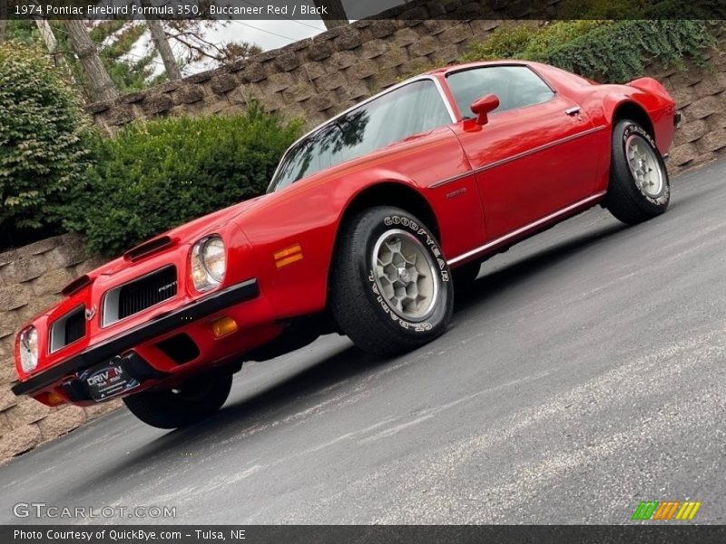 Buccaneer Red / Black 1974 Pontiac Firebird Formula 350