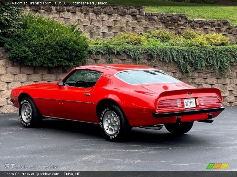 Buccaneer Red / Black 1974 Pontiac Firebird Formula 350