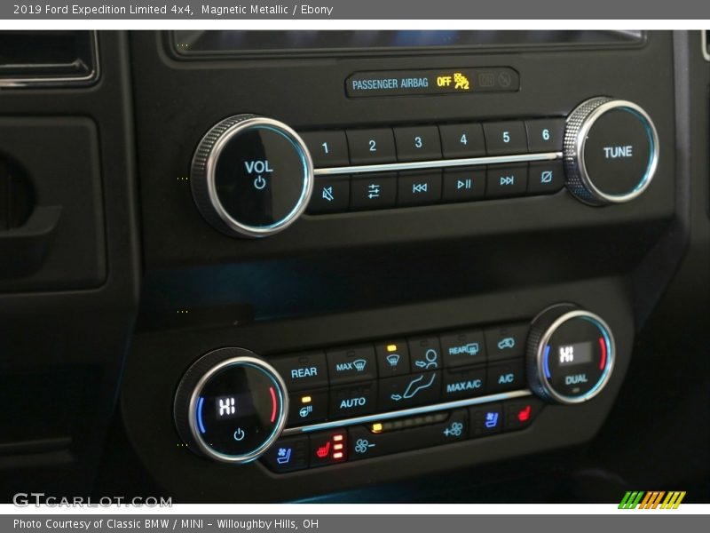 Controls of 2019 Expedition Limited 4x4