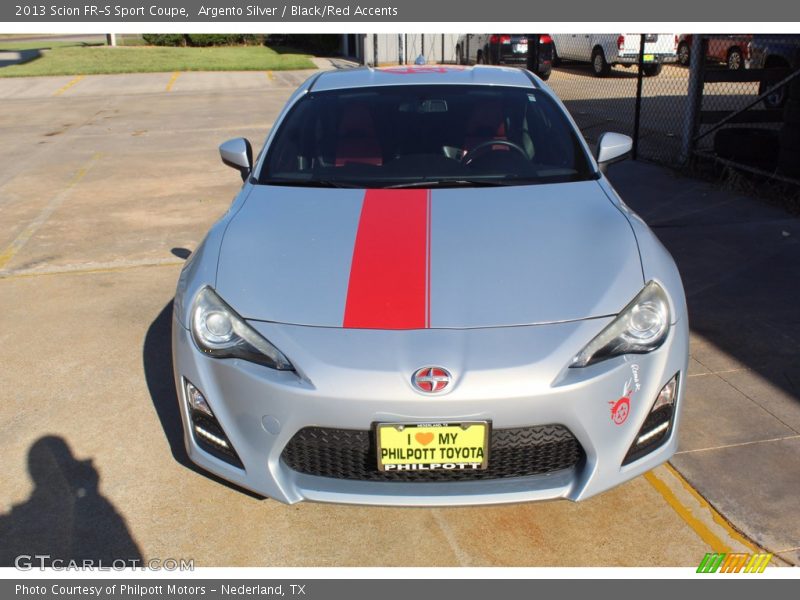 Argento Silver / Black/Red Accents 2013 Scion FR-S Sport Coupe