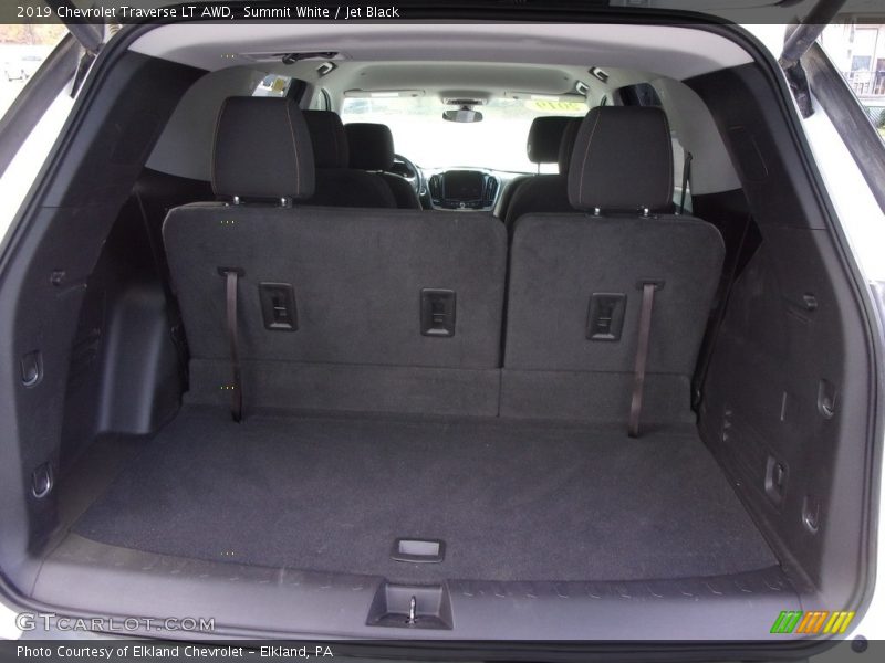 Summit White / Jet Black 2019 Chevrolet Traverse LT AWD
