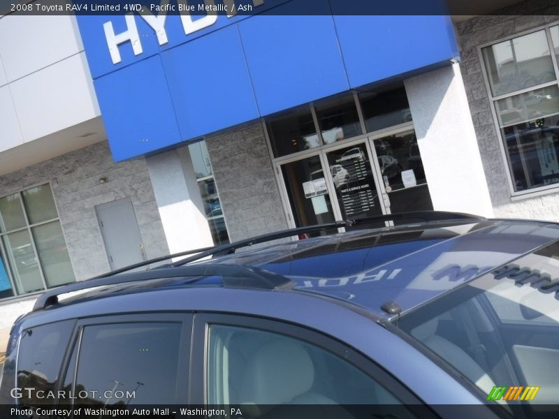 Pacific Blue Metallic / Ash 2008 Toyota RAV4 Limited 4WD