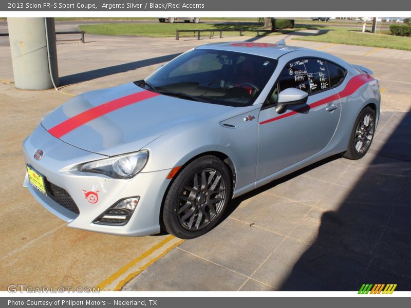 Argento Silver / Black/Red Accents 2013 Scion FR-S Sport Coupe