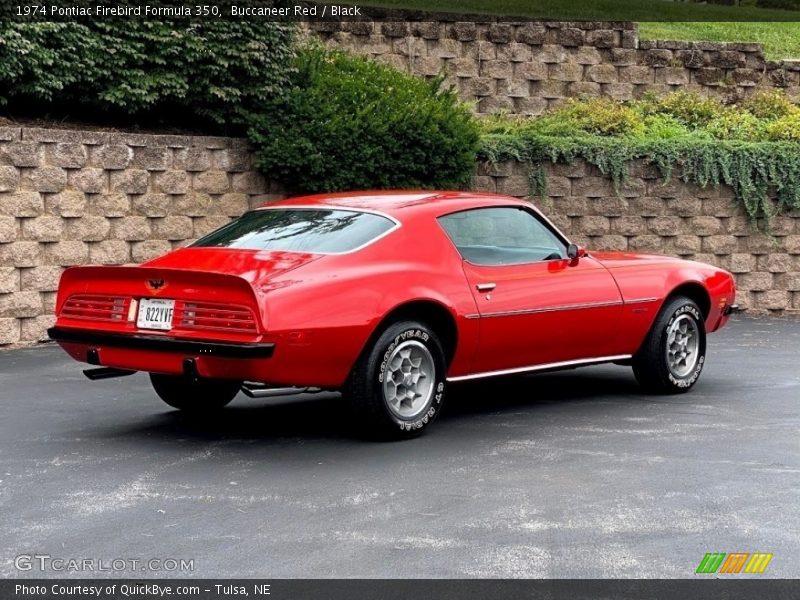 Buccaneer Red / Black 1974 Pontiac Firebird Formula 350