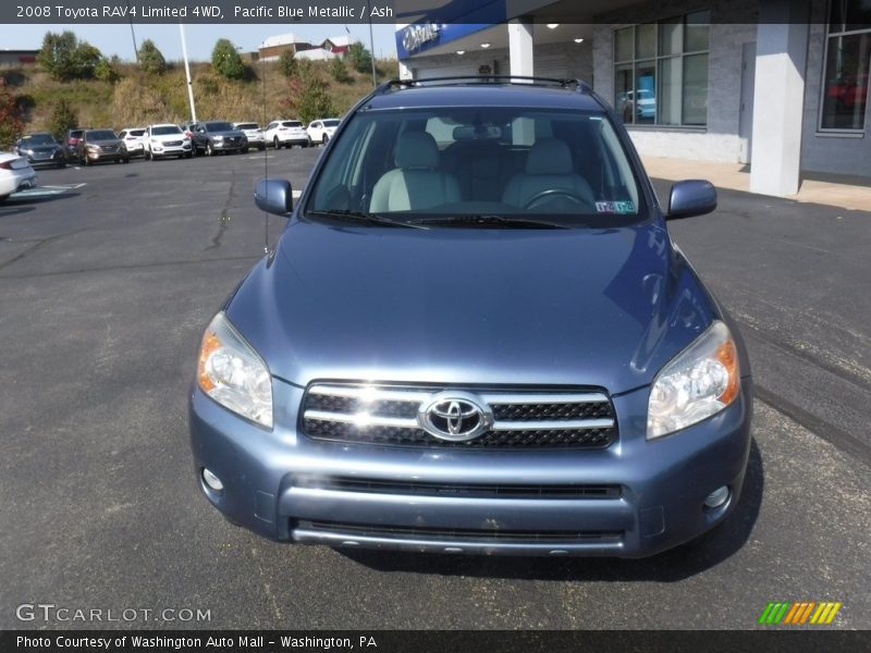 Pacific Blue Metallic / Ash 2008 Toyota RAV4 Limited 4WD