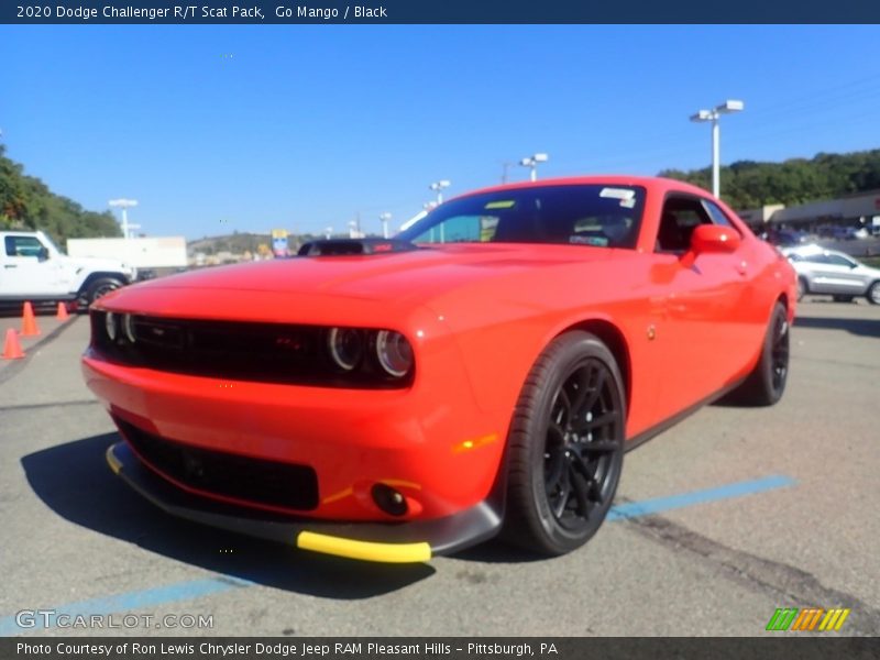Go Mango / Black 2020 Dodge Challenger R/T Scat Pack