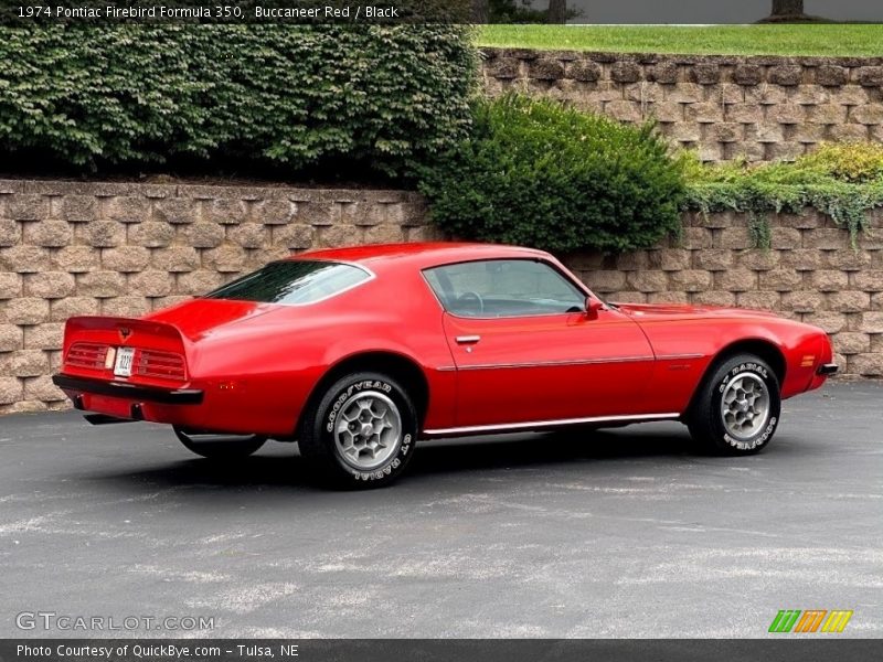 Buccaneer Red / Black 1974 Pontiac Firebird Formula 350