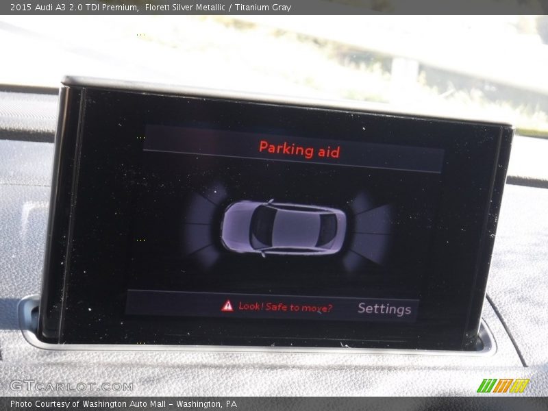 Florett Silver Metallic / Titanium Gray 2015 Audi A3 2.0 TDI Premium