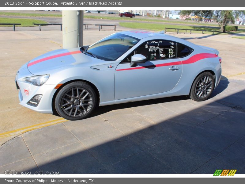 Argento Silver / Black/Red Accents 2013 Scion FR-S Sport Coupe