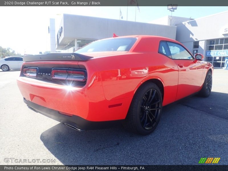 Go Mango / Black 2020 Dodge Challenger R/T Scat Pack