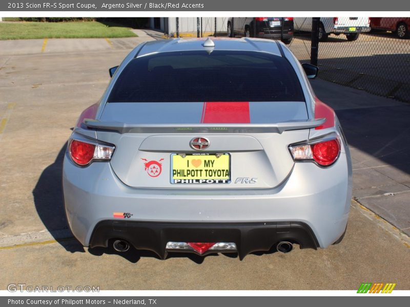 Argento Silver / Black/Red Accents 2013 Scion FR-S Sport Coupe