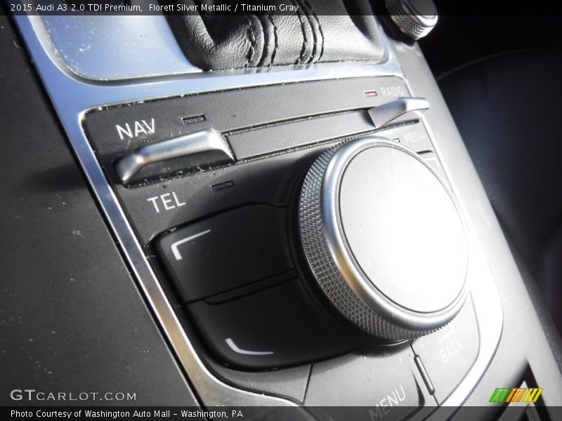 Florett Silver Metallic / Titanium Gray 2015 Audi A3 2.0 TDI Premium