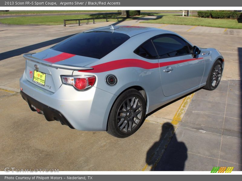 Argento Silver / Black/Red Accents 2013 Scion FR-S Sport Coupe