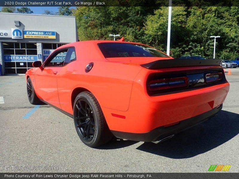 Go Mango / Black 2020 Dodge Challenger R/T Scat Pack