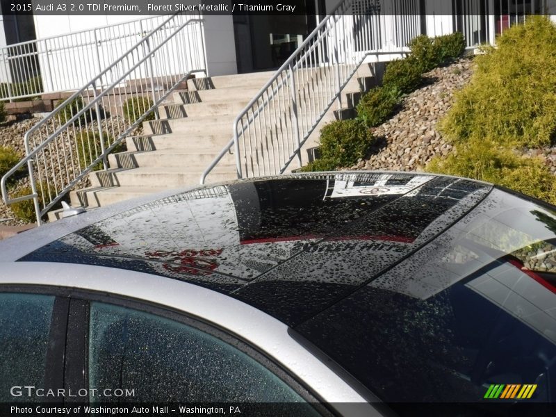 Florett Silver Metallic / Titanium Gray 2015 Audi A3 2.0 TDI Premium