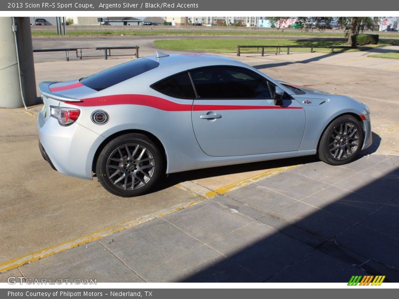 Argento Silver / Black/Red Accents 2013 Scion FR-S Sport Coupe