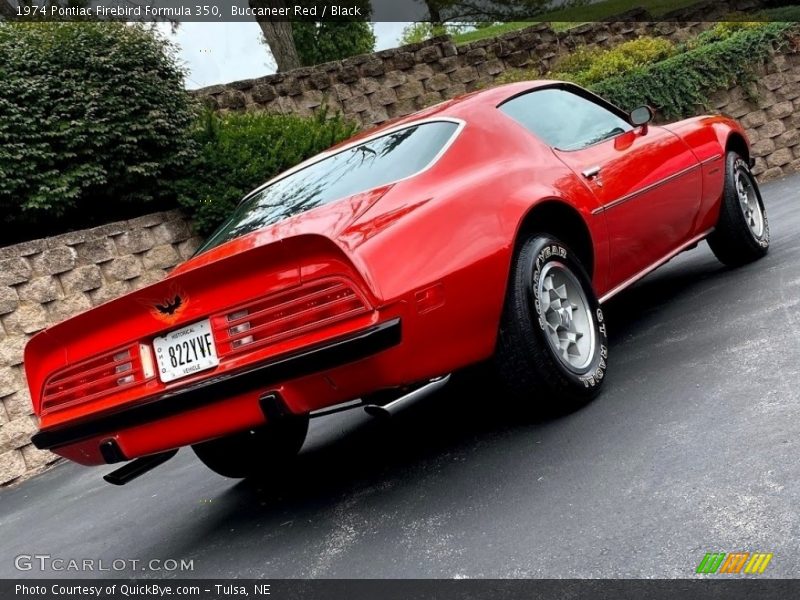 Buccaneer Red / Black 1974 Pontiac Firebird Formula 350