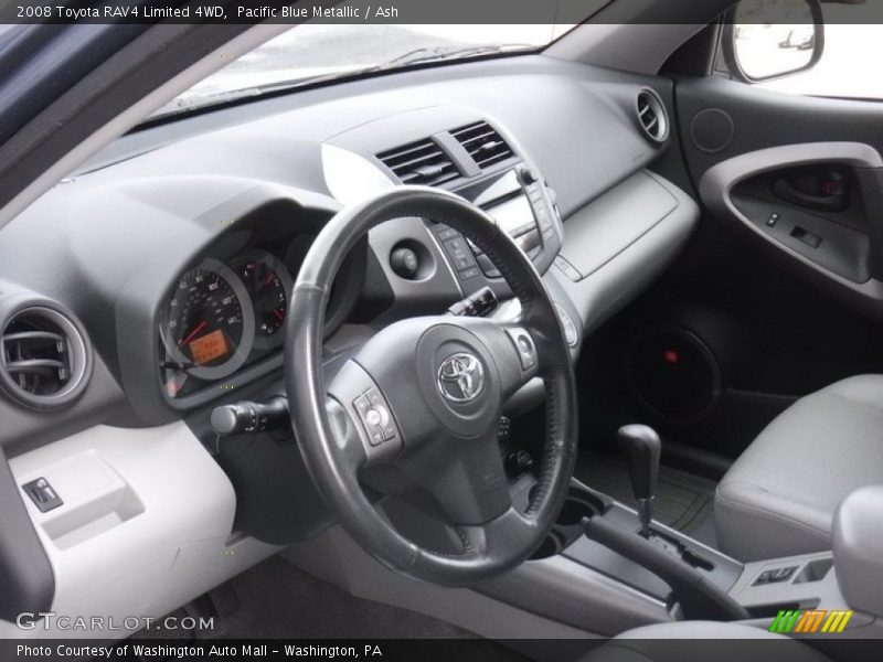 Pacific Blue Metallic / Ash 2008 Toyota RAV4 Limited 4WD