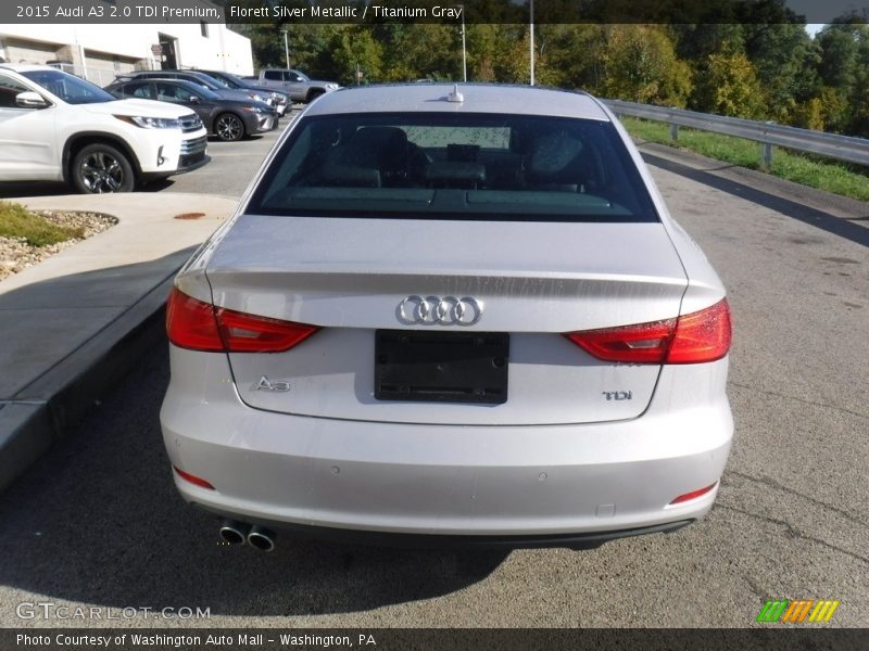 Florett Silver Metallic / Titanium Gray 2015 Audi A3 2.0 TDI Premium