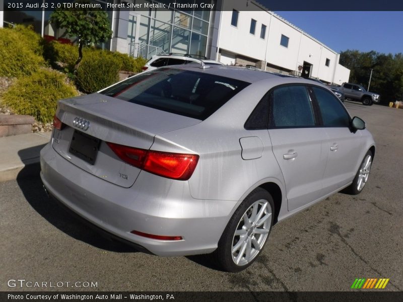 Florett Silver Metallic / Titanium Gray 2015 Audi A3 2.0 TDI Premium