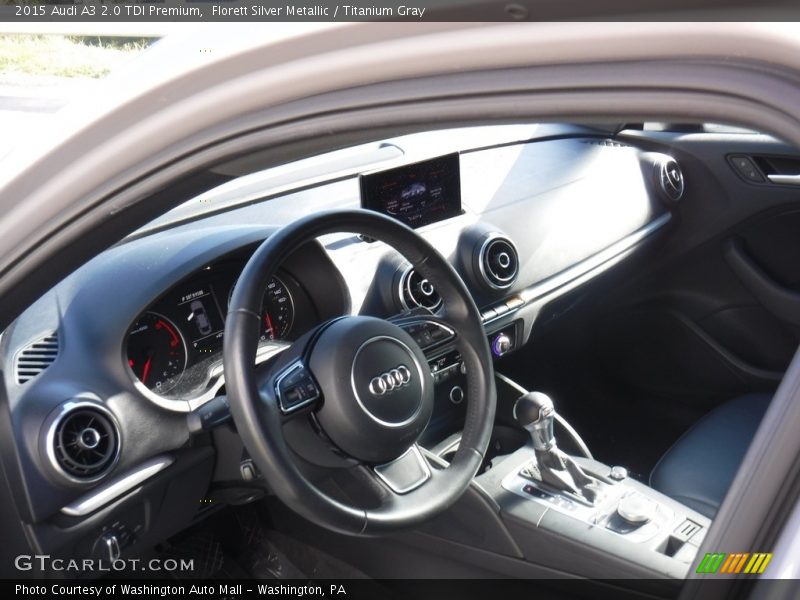 Florett Silver Metallic / Titanium Gray 2015 Audi A3 2.0 TDI Premium