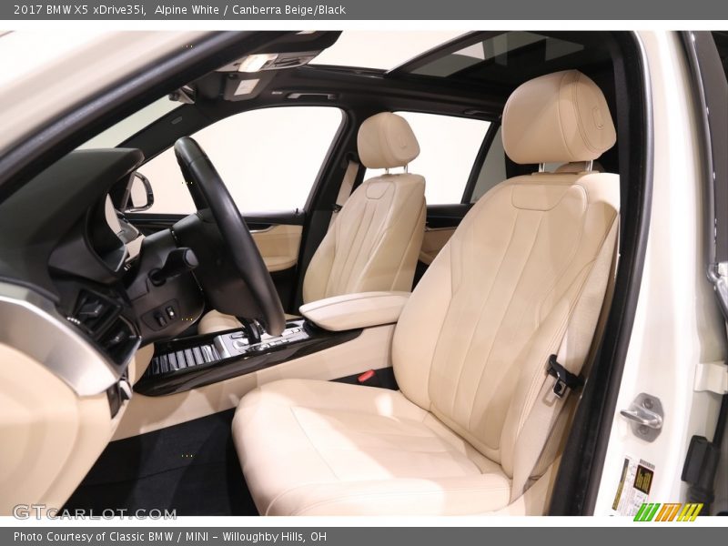 Alpine White / Canberra Beige/Black 2017 BMW X5 xDrive35i