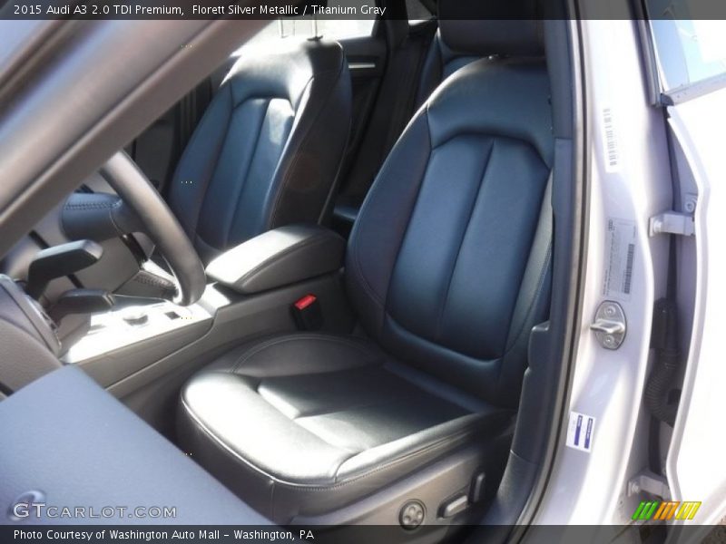 Florett Silver Metallic / Titanium Gray 2015 Audi A3 2.0 TDI Premium