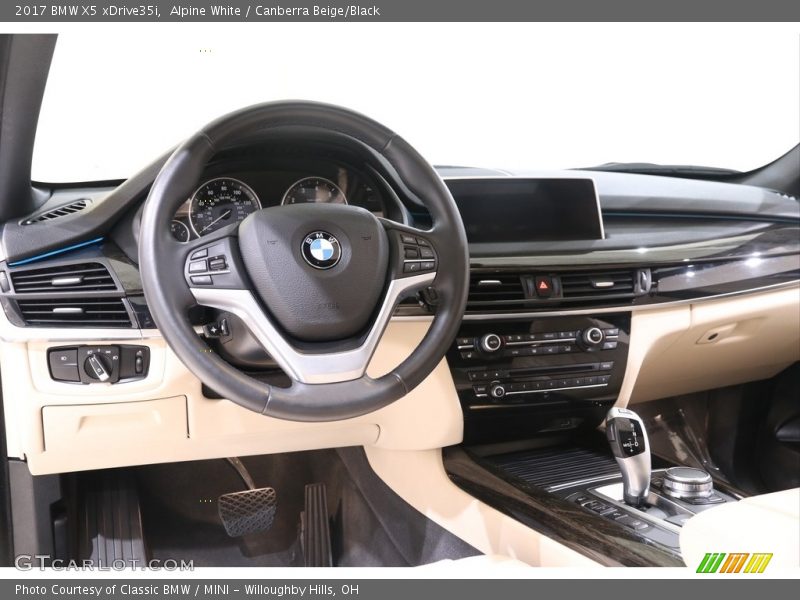 Alpine White / Canberra Beige/Black 2017 BMW X5 xDrive35i