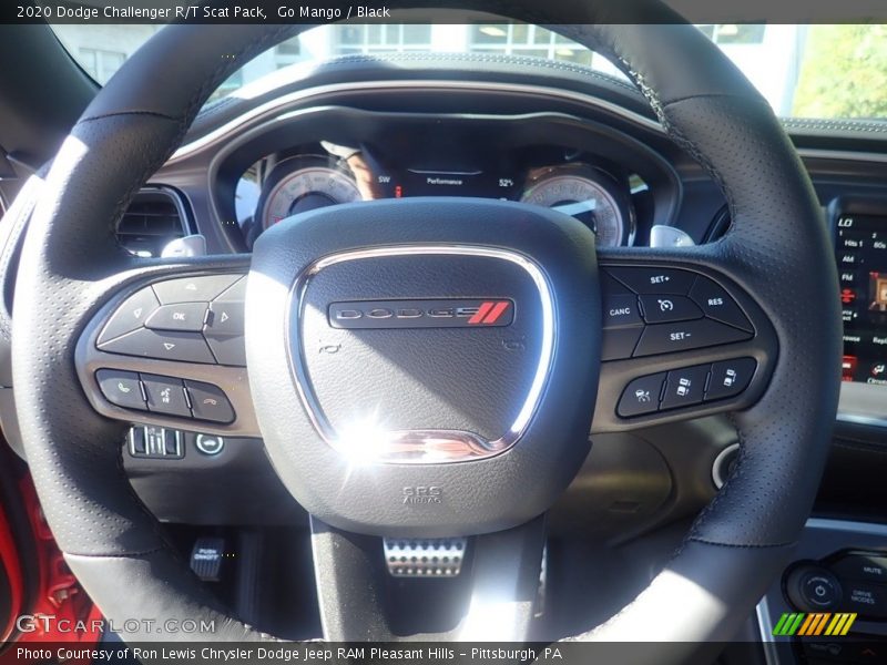 Go Mango / Black 2020 Dodge Challenger R/T Scat Pack