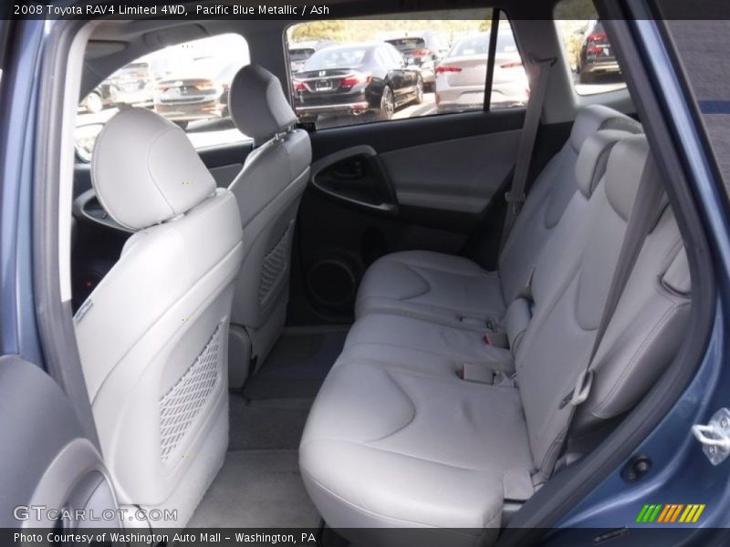 Pacific Blue Metallic / Ash 2008 Toyota RAV4 Limited 4WD