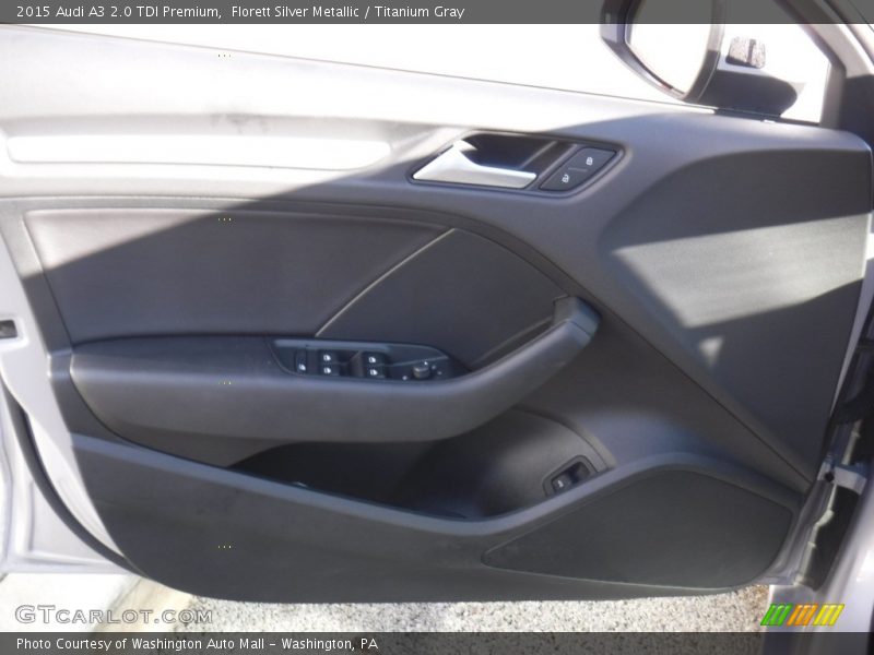 Florett Silver Metallic / Titanium Gray 2015 Audi A3 2.0 TDI Premium