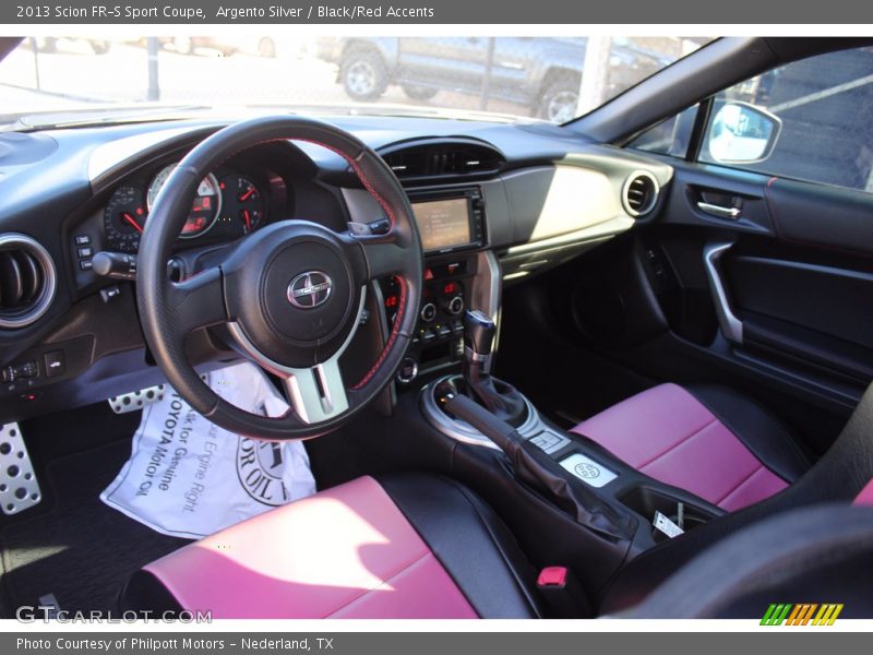 Argento Silver / Black/Red Accents 2013 Scion FR-S Sport Coupe
