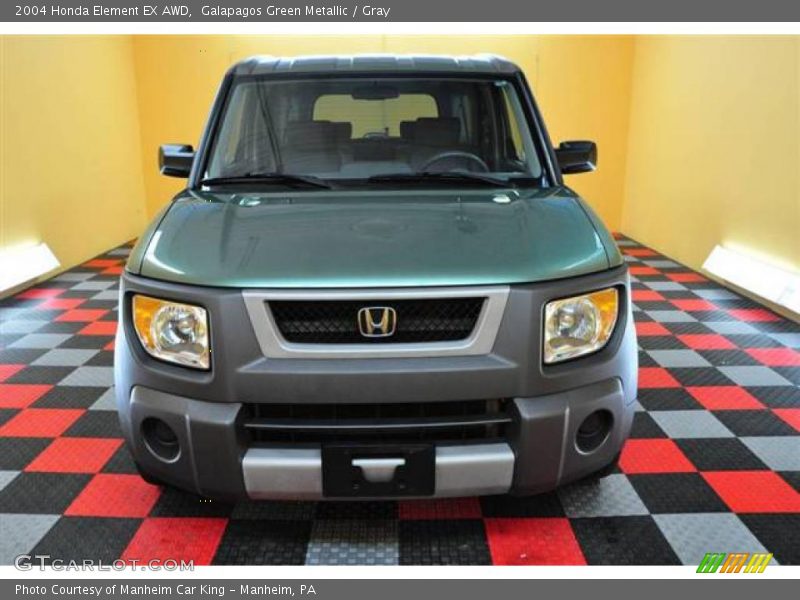 Galapagos Green Metallic / Gray 2004 Honda Element EX AWD