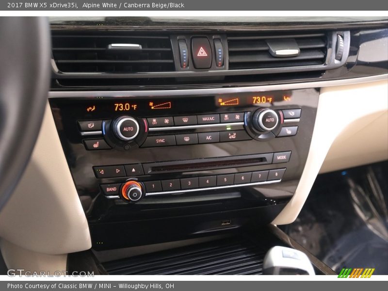 Alpine White / Canberra Beige/Black 2017 BMW X5 xDrive35i