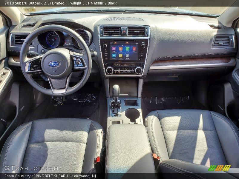 Twilight Blue Metallic / Black 2018 Subaru Outback 2.5i Limited