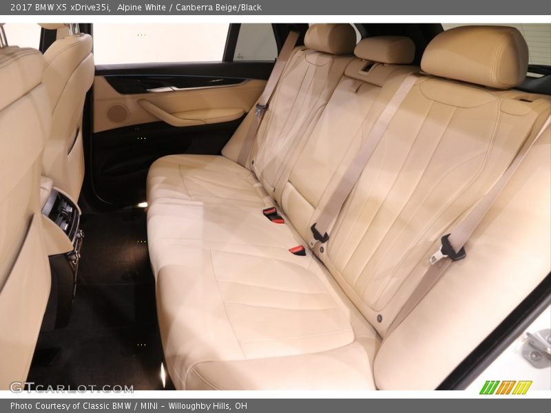 Alpine White / Canberra Beige/Black 2017 BMW X5 xDrive35i