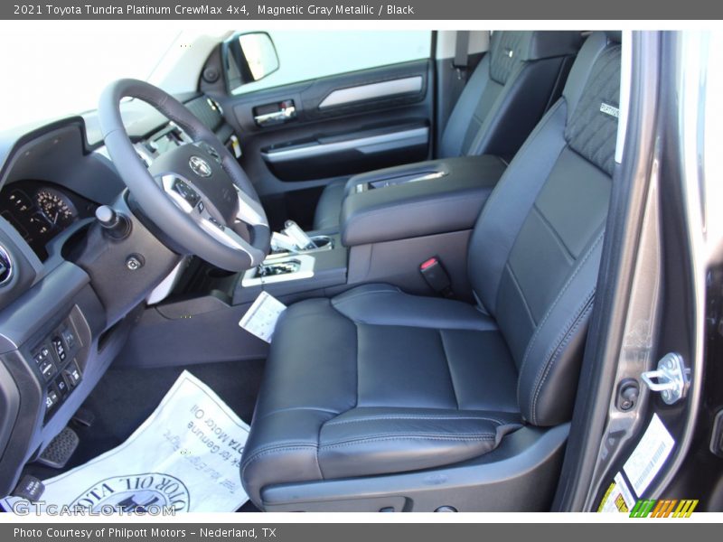  2021 Tundra Platinum CrewMax 4x4 Black Interior