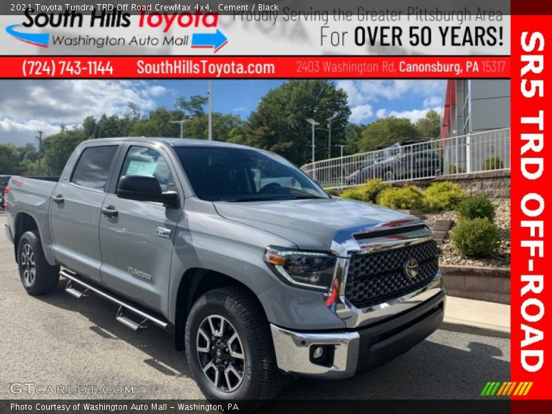 Cement / Black 2021 Toyota Tundra TRD Off Road CrewMax 4x4