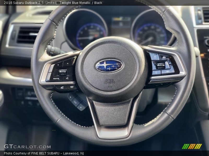 Twilight Blue Metallic / Black 2018 Subaru Outback 2.5i Limited