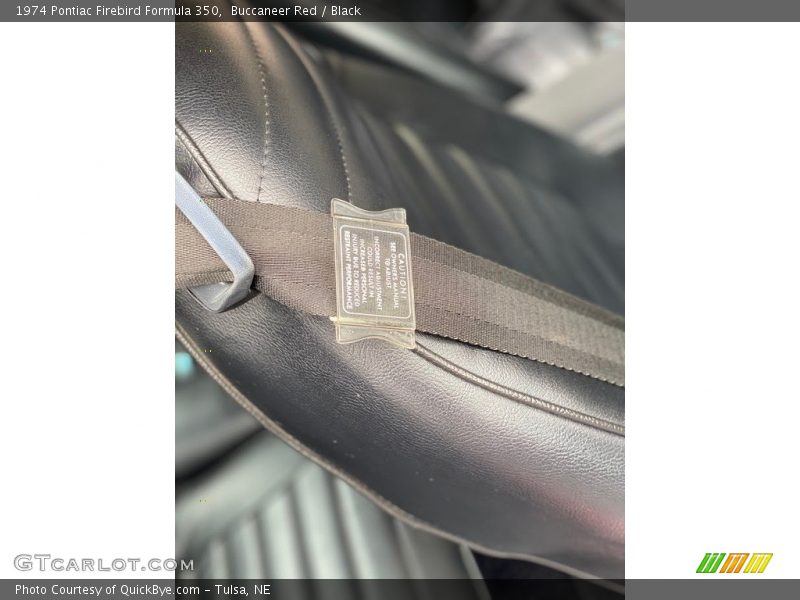 Buccaneer Red / Black 1974 Pontiac Firebird Formula 350