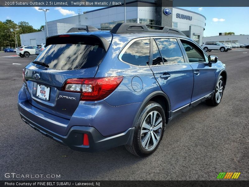Twilight Blue Metallic / Black 2018 Subaru Outback 2.5i Limited