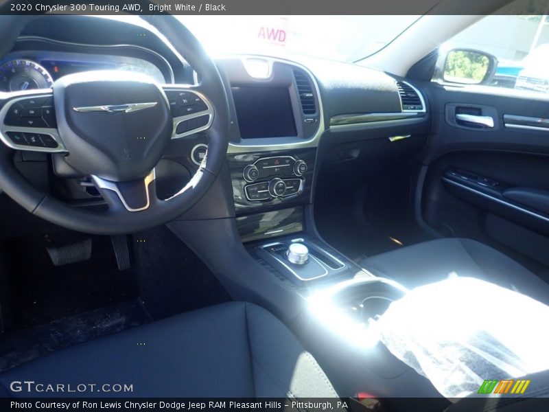 Bright White / Black 2020 Chrysler 300 Touring AWD