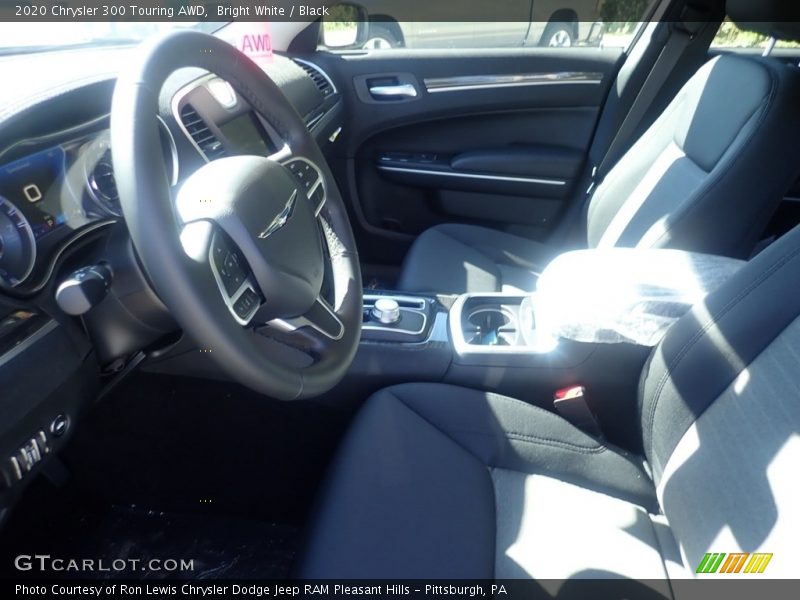 Bright White / Black 2020 Chrysler 300 Touring AWD