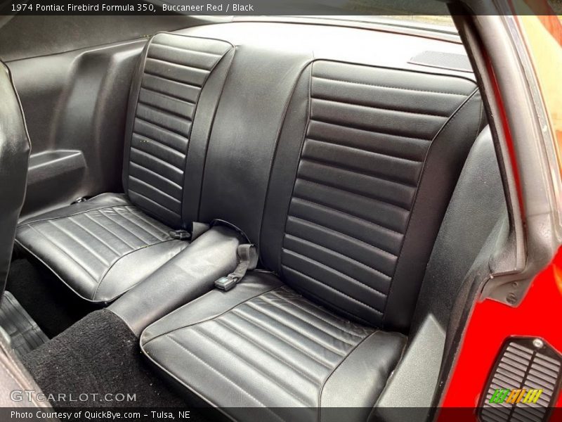 Rear Seat of 1974 Firebird Formula 350