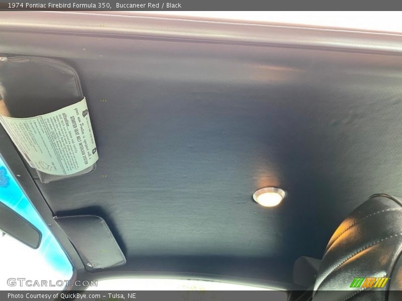 Buccaneer Red / Black 1974 Pontiac Firebird Formula 350