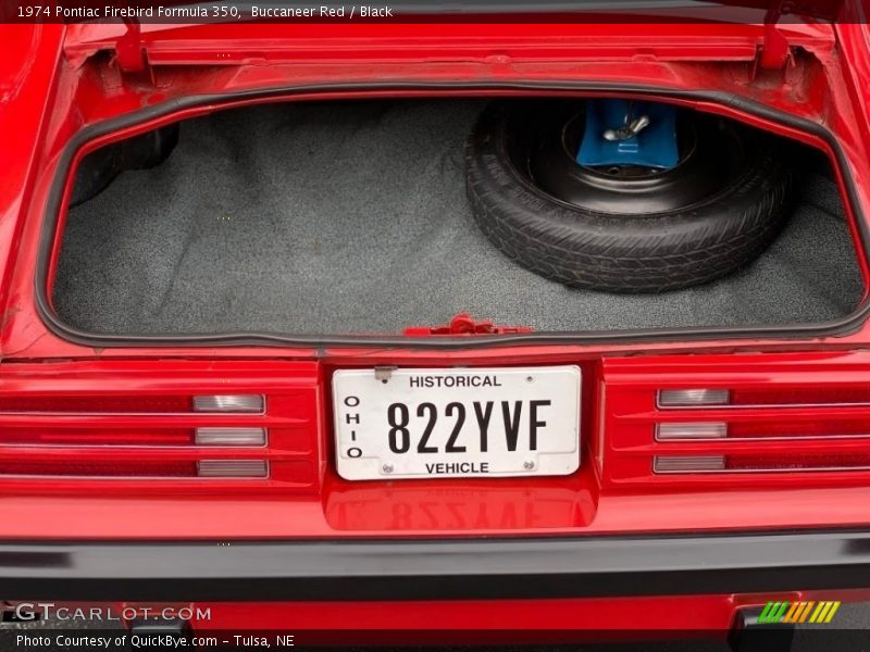  1974 Firebird Formula 350 Trunk
