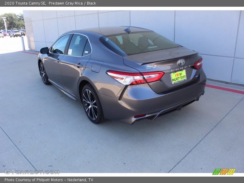 Predawn Gray Mica / Black 2020 Toyota Camry SE