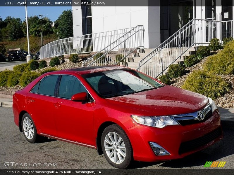 Barcelona Red Metallic / Ivory 2013 Toyota Camry XLE V6