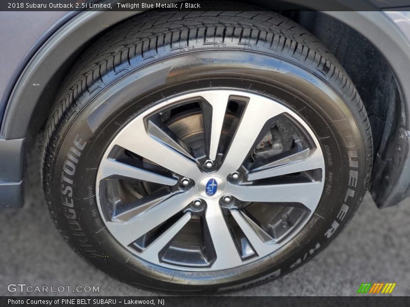 Twilight Blue Metallic / Black 2018 Subaru Outback 2.5i Limited